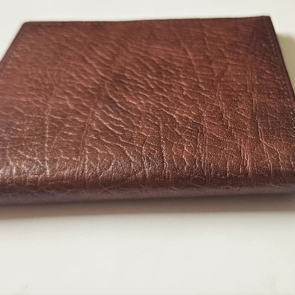 Men's Vintage BillFold Wallet, Cowhide Leather by Amity, Made in the USA
